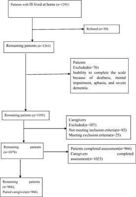 Depression status and functional outcome of patients with ischemic stroke and the impact on caregivers living in Chengdu: a cross-sectional study